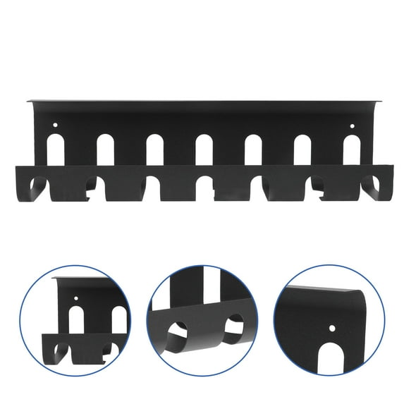 WHAMVOX Cable Management Work Desk Wire Holders for Cords Office Desks Black