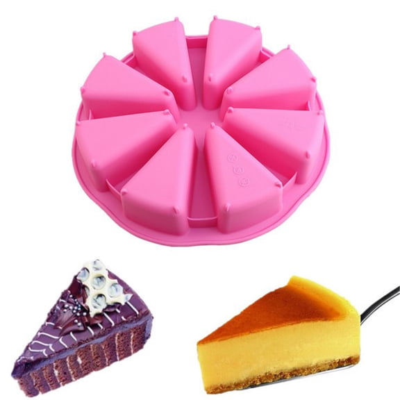 WHAMVOX Cake Silicone Molds 1Set Orange Shape for Baking and Soap Bakers