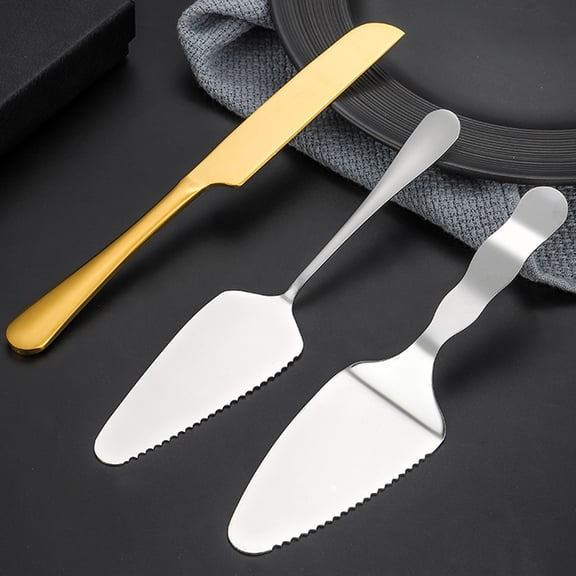 WHAMVOX Cake Slicer Serrated Knife Set Cutting Tool Easy Clean Tools