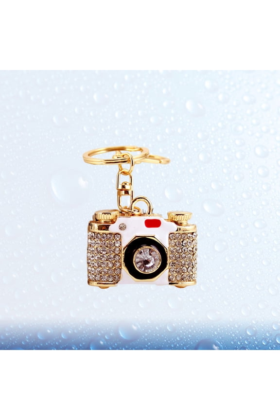 1Pc Camera Keyring for Decoration Multi Color Durable Pendant