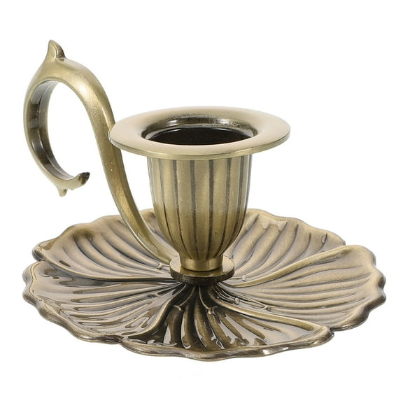 WHAMVOX  Candle Stand Holder Candleholders Decoration Retro Taper Coffee