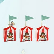 WHAMVOX 20pcs Candy Boxes with Circus Animal Design for Kids Birthday Party Favors and Shower Packaging