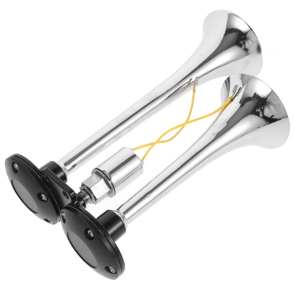 WHAMVOX Car Air Horn Electric Horn Vehicle Air Horn 2-Trumpet Truck Air Horn Replacement Horn