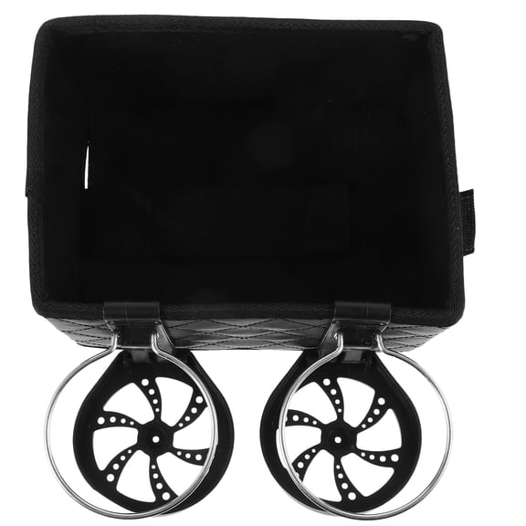 WHAMVOX Car Backseat Organizer Car Bin Car Storage Box 19.50X14.50X12.00CM Black