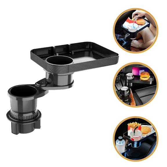 WHAMVOX Car Cup Holder Expander Adjustable Holders for Accessories Black