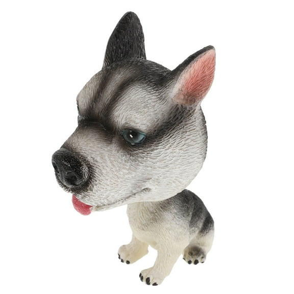 WHAMVOX Car Dashboard Shaking Dog Cute Car Accessories Cartoon Dog Bobblehead for Car Interior Resin Dog Ornament Automotive Accessory