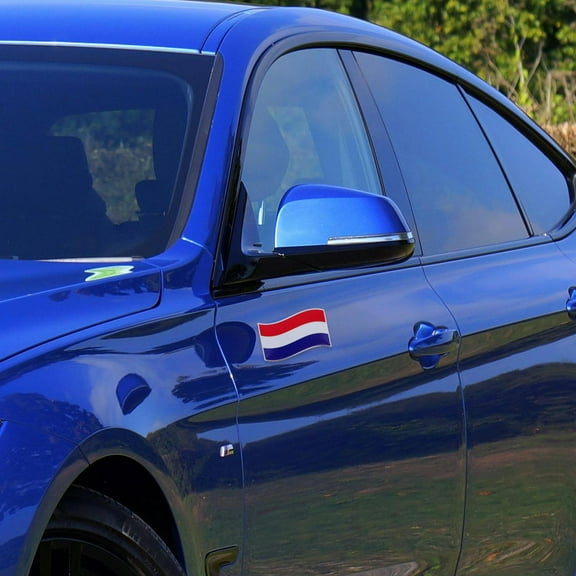 WHAMVOX Car Metal Sticker Flag Sticker Flag Decal for Car and Truck Self-Adhesive Metal Car Stickers Exterior Car Accessory for Men 3D Car Sticker and Decal (France Flag Car Decal)