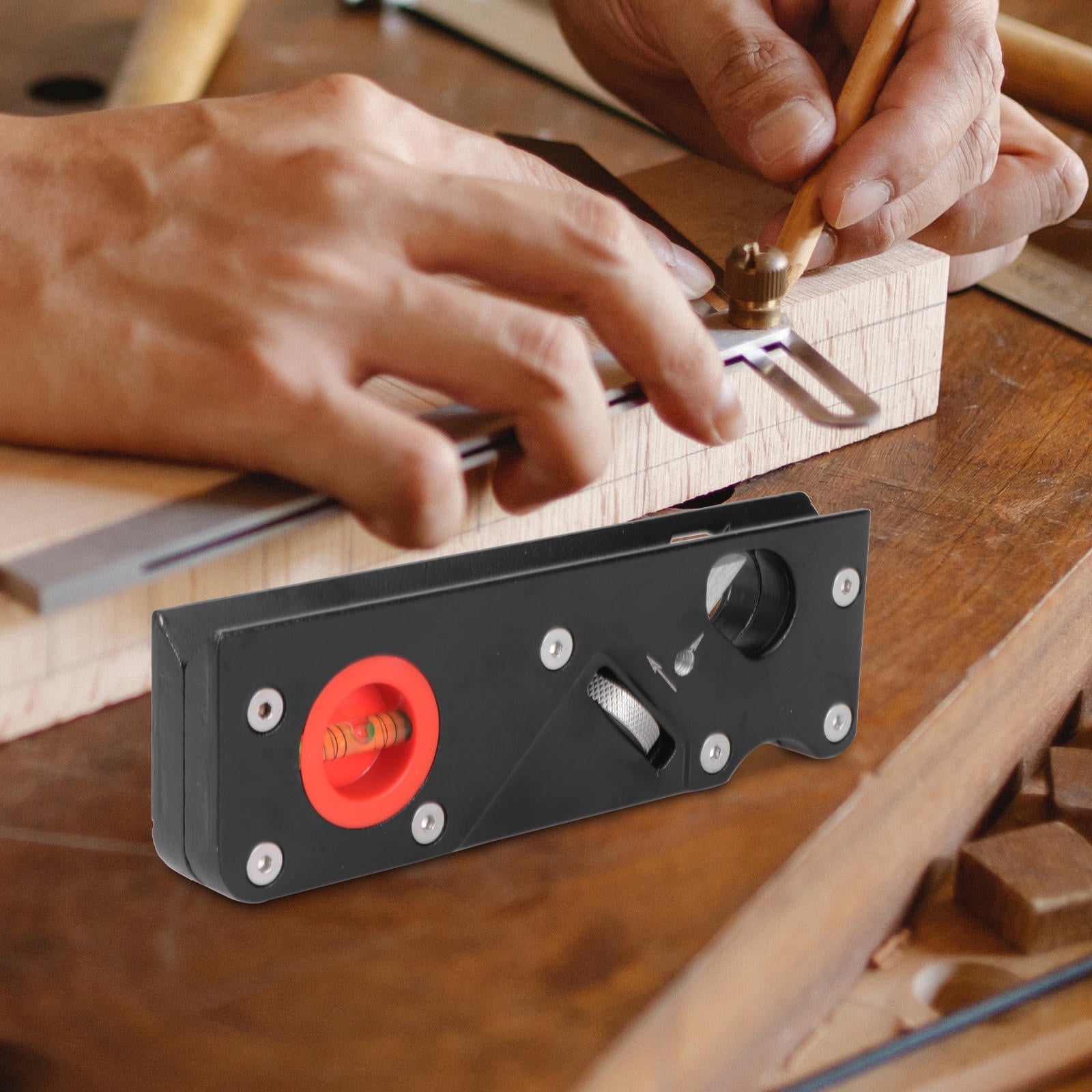 WHAMVOX Carpenter Cutting Hand Tool Trimming Plane Woodworking Black ...