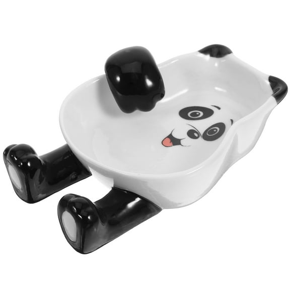 WHAMVOX Cartoon Ceramic Spoon Rest Kitchen Porcelain Spoon Holder Utensil Rest Ladle Spoon Holder