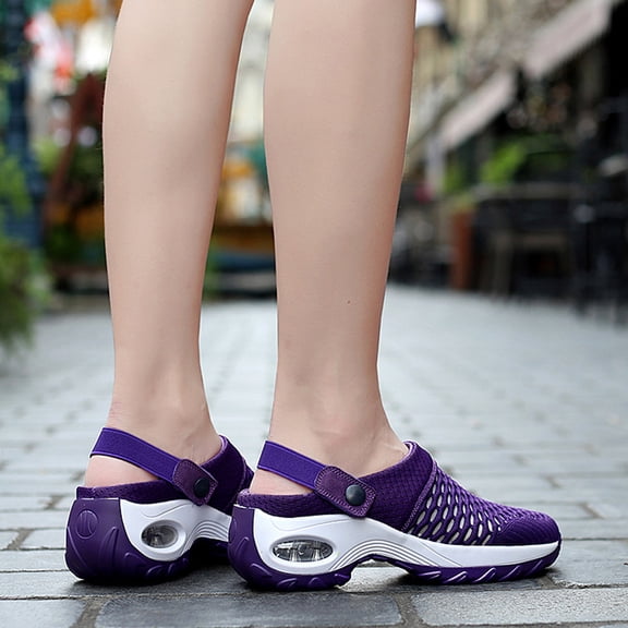 WHAMVOX  Casual Sandals Female Fitness Insole Shoes for Women Man Purple