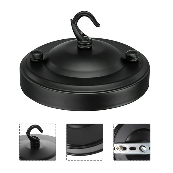 WHAMVOX Ceiling Plate Ceiling Mount Light Plate Lamp Base Pendant Lighting Accessory (Opening Hook Style)