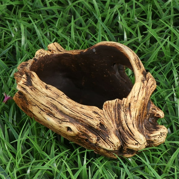 WHAMVOX  Cement Flower Pot Artificial Potted Plant Planter Decoration Retro