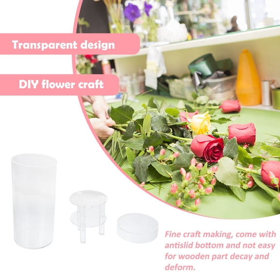 WHAMVOX Centerpieces Preservation Flowers Rose Gift Boxes Transparent