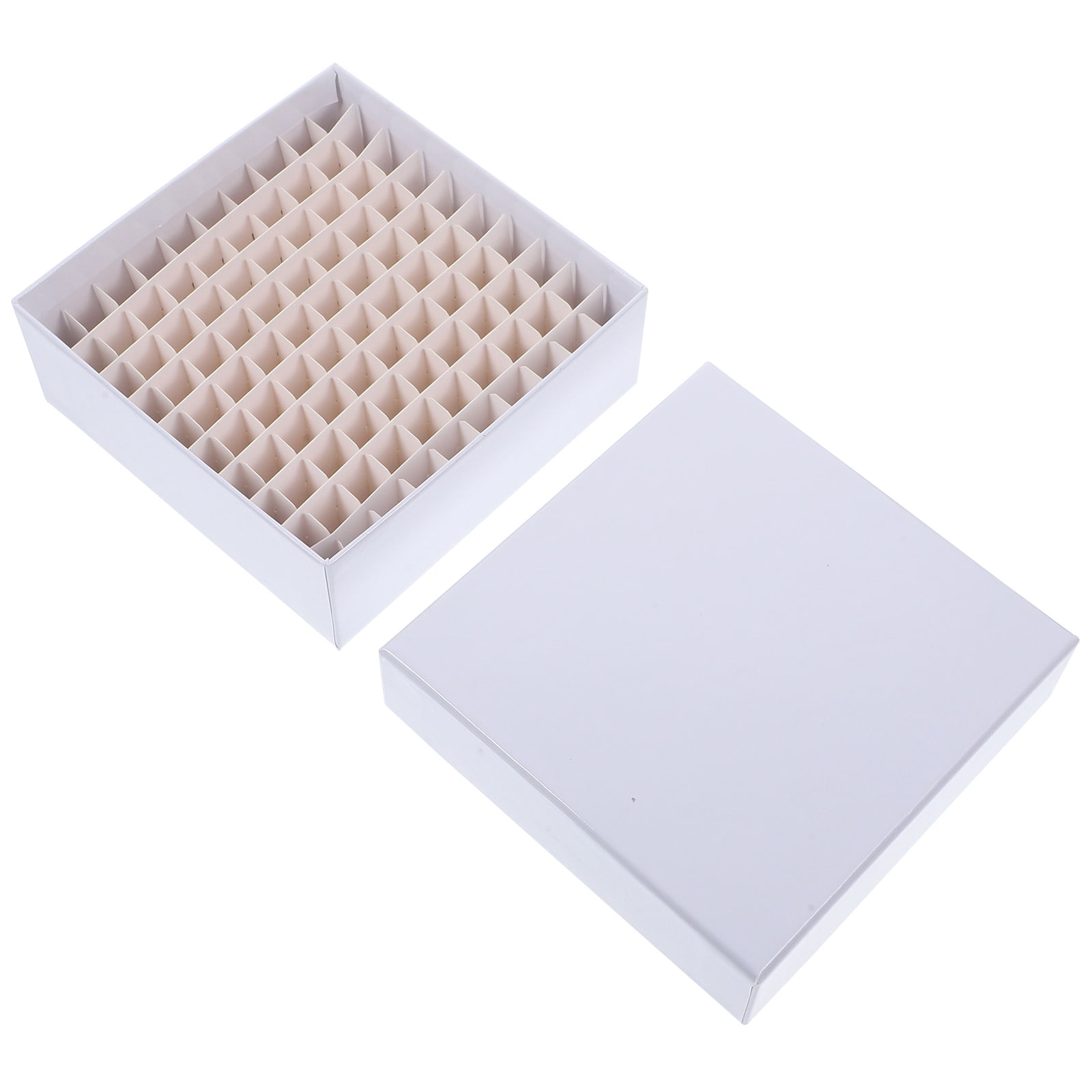 WHAMVOX Centrifuge Tube Storage Box for Freezer White Paper ...