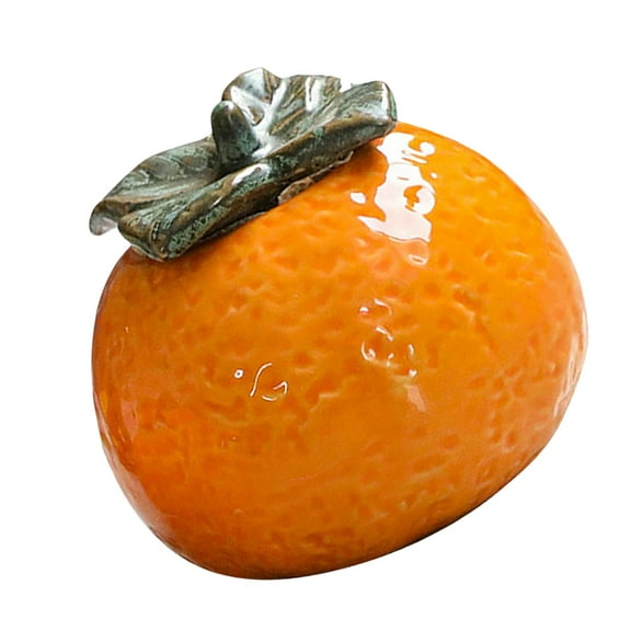 WHAMVOX  Ceramic Orange Ornaments Fruit Shape Tank Home Decoration