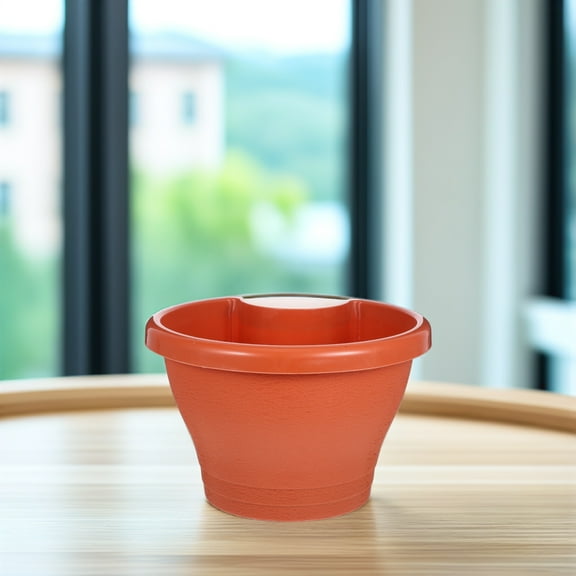 WHAMVOX  Ceramic Planter Boho Round Flower Decorative Baby Vacation Brown