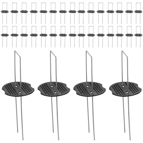 WHAMVOX Chain Link Fence Anti-rust Fence Stakes 20X4.7X0.2CM