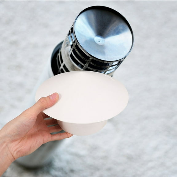 WHAMVOX Chimney Cap Roof Vent Cap Flue Chimney Cover Chimney Rainproof Cover Chimney Flue Cap Fireplace Vent Cover Chimney Cap Plastic Chimney Cap
