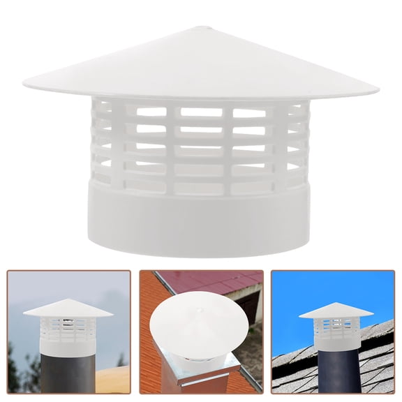 WHAMVOX Chimney Cover Chimney Flue Cowl Rain Cover Chimney Cover Accessory Replacement