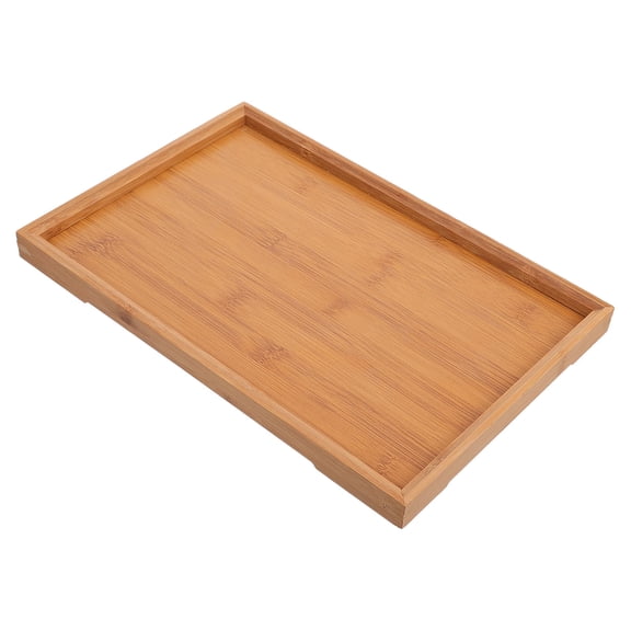 SKISUNO Bamboo Serving Tray Chocolate Storage for Home Snacks and Keys 1Pc