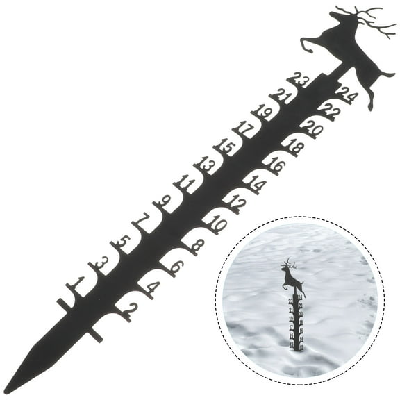 WHAMVOX Christmas Fake Snow Decor Outdoor Area Decoration Driveway Decor 40x8cm Black