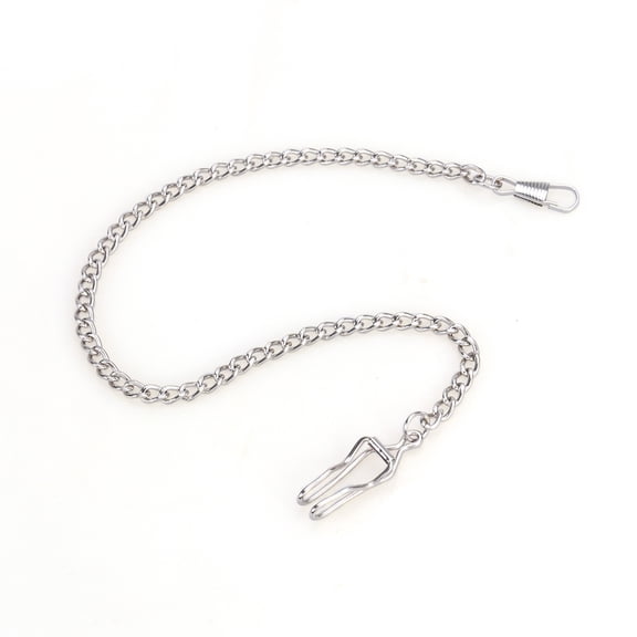 WHAMVOX Plated Pocket Watch Chain with Key Vintage Style Accessory