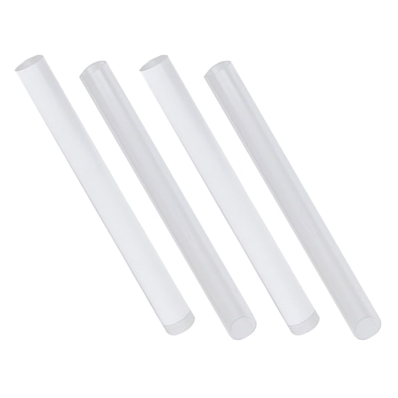 ROMANSENTIAL Professional Clay Rollers Acrylic 4Pcs 7.86X0.79X0.79in
