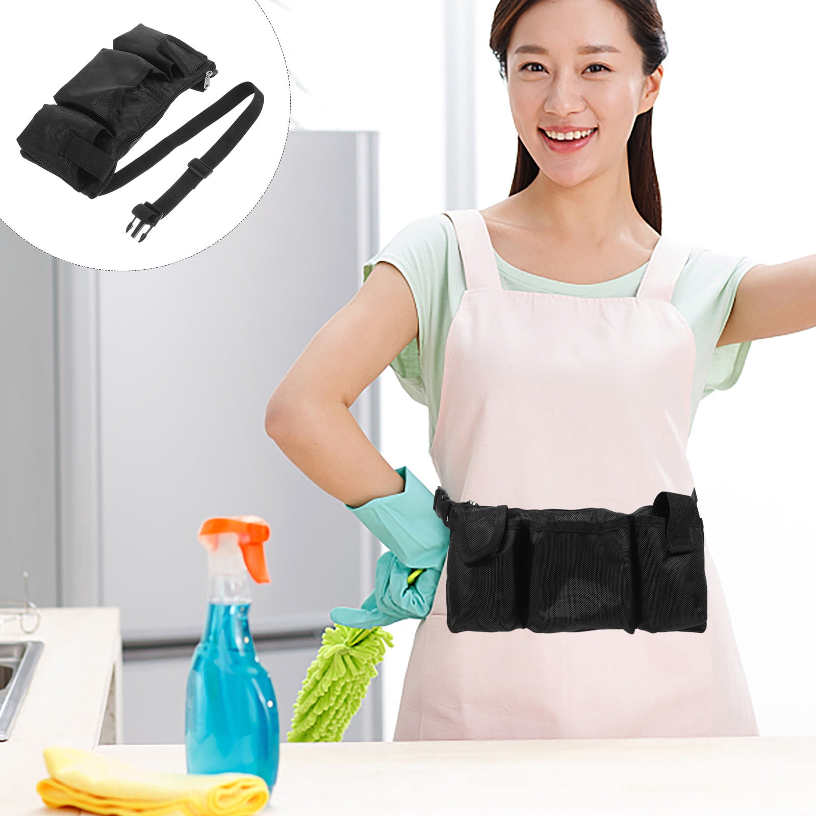 WHAMVOX Foldable Ladder Tool Bag | Telescoping Tool Pouch For Ladders | Portable Organizer For Wrenches, Pliers, Screwdrivers