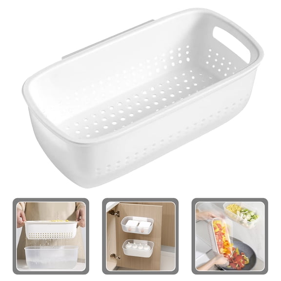WHAMVOX Cleaning Kitchen Sink Strainer Basket Double Layer Colander