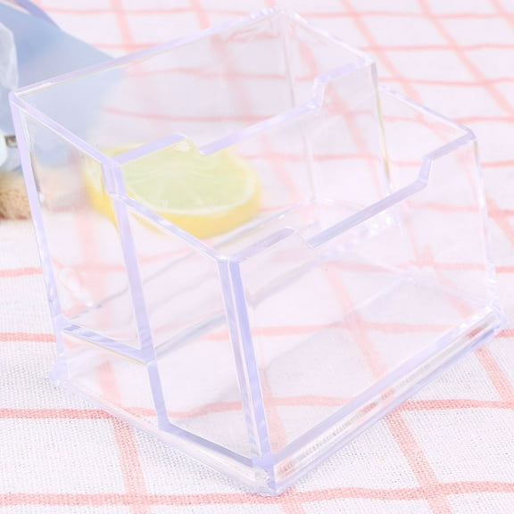 HOOWIFFY Acrylic Business Card Organizer 2-Tier Design 1Set