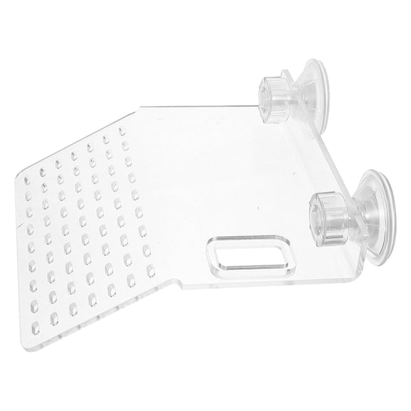 WHAMVOX Clear Acrylic Turtle Basking Platform for Fish Tank Suitable for Reptiles and Aquatic Turtles 7.87 Inches