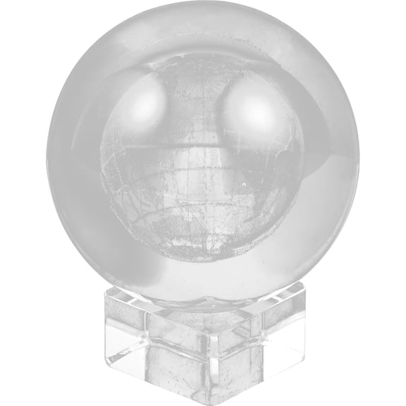 WHAMVOX Clear Crystal Balls Decorative Sphere with Holder for Decoration Gifts