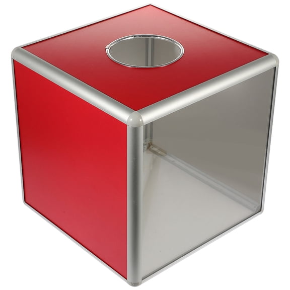 WHAMVOX  Clear Donation Boxes Bridesmaid Lottery Raffle Office Travel