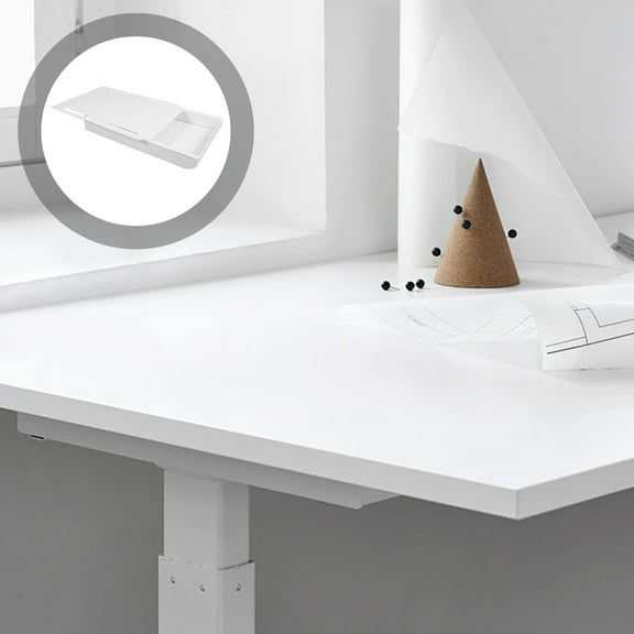 WHAMVOX  Clear Drawer Organizers Hidden Storage Box Office