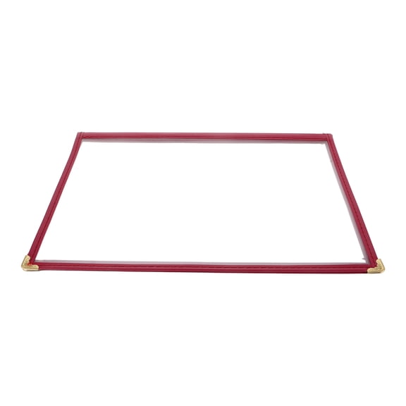 WHAMVOX  Clear Menu Holder Folders for Restaurants Cover Transparent