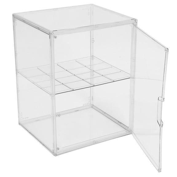 YSNOOWE Bread Keeper Container Acrylic Transparent 1Pcs 14.2X11X9.8In