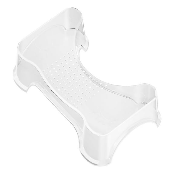 WHAMVOX  Clear Plastic Toilet Step Stool Bathroom for Pooping Baby Transparent