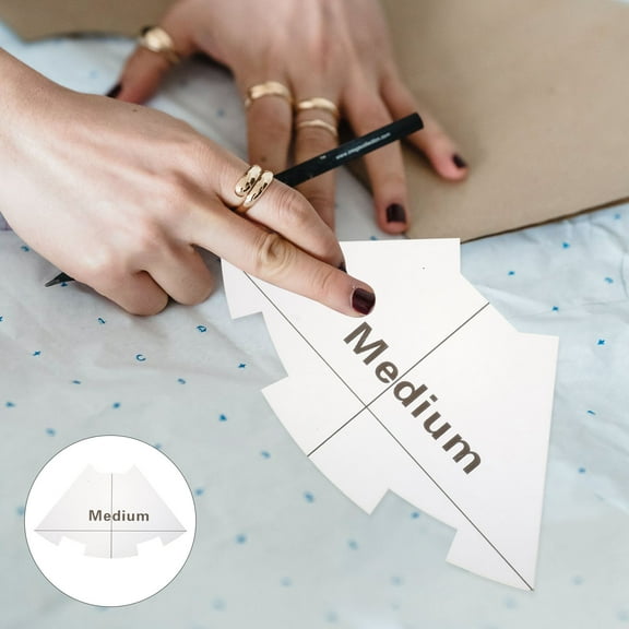 WHAMVOX Clear Quilting Templates Triangle Ruler Craft Tool