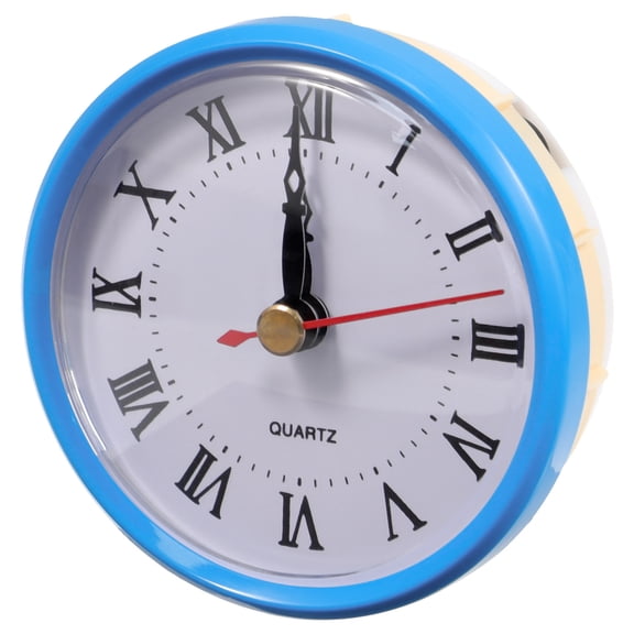 SEWCHICS Quartz Sweep Clock Movement with Second Hand, Vintage Round Clock Insert for Clock Repair and Home Decor