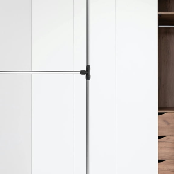 WHAMVOX Clothes Drying Rack 3-way Connector Heavy Duty Plastic Connector Universal Clothes Rack Connector 3 Way Connecting Part Canopy Fitting