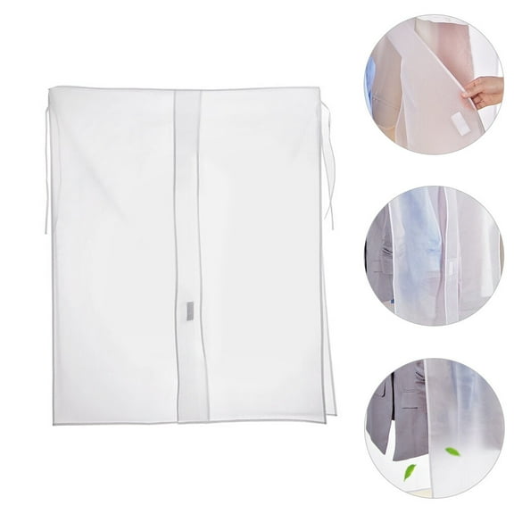 WHAMVOX  Clothing Covers for Hanging Clothes Dust-proof Hanger