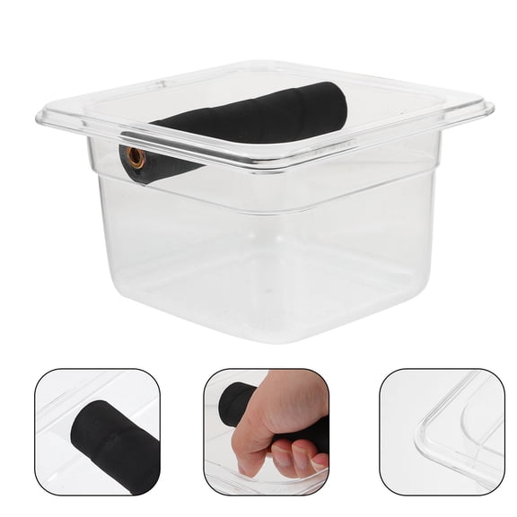 WHAMVOX Coffee Grind Container Coffee Knock .50X16.20X10.00CM White