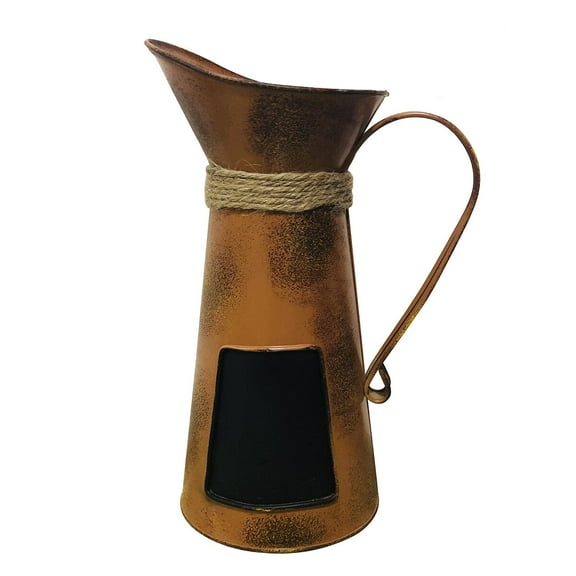 WHAMVOX  Coffee Pitcher Decor Iron Ornament Potted Decorations Orange