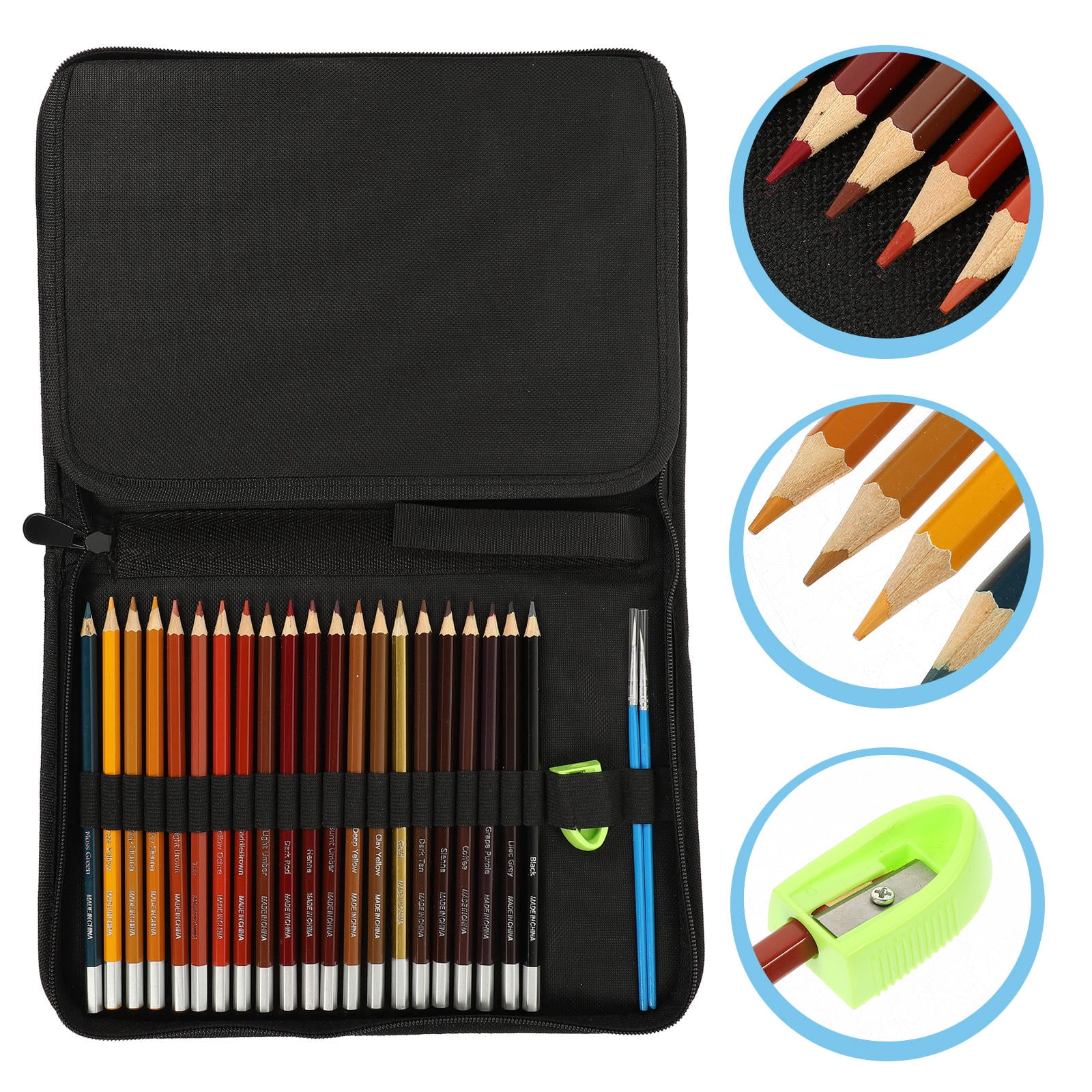 YSNOOWE Professional Colored Pencils Watercolor Pencils Assorted Color 1Set Hexagonal