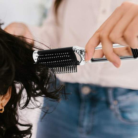 WHAMVOX Combs Comb Fast Hair Comb Travel 11.00X4.00X2.50CM Silver