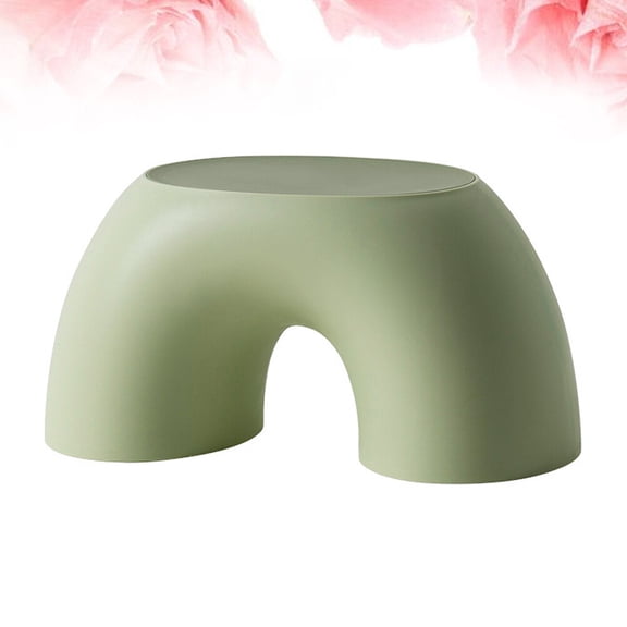 WHAMVOX Compact Nonslip Step Stool for Home Use PP Material Green Color Lightweight and Practical 1Pc
