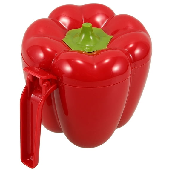 WHAMVOX Compartments Pepper Shape Spice Storage Container Salt Sugar Pepper Powder Container