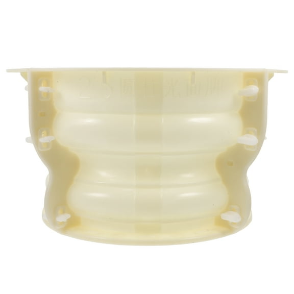 FESTFENDS Concrete Mold Beige Cylinder European Design Roman Column Mold 1Pack 15.7X15.7X8.3In