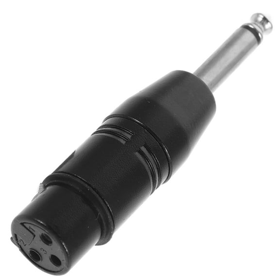 WHAMVOX Convenient Mono 6.35mm Male to XLR Female Audio Adapter Sturdy Construction 3-Pin Adapter Stereo Audio Adapter Microphone Supply