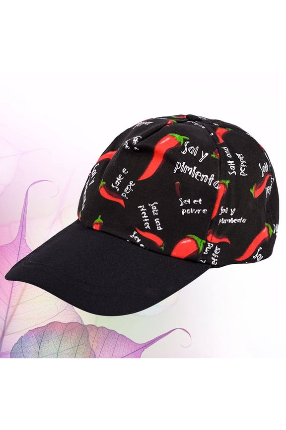 Cooking Accessories Black Baseball Cap Waiter Hat